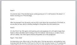 This is what a Word document looks like.